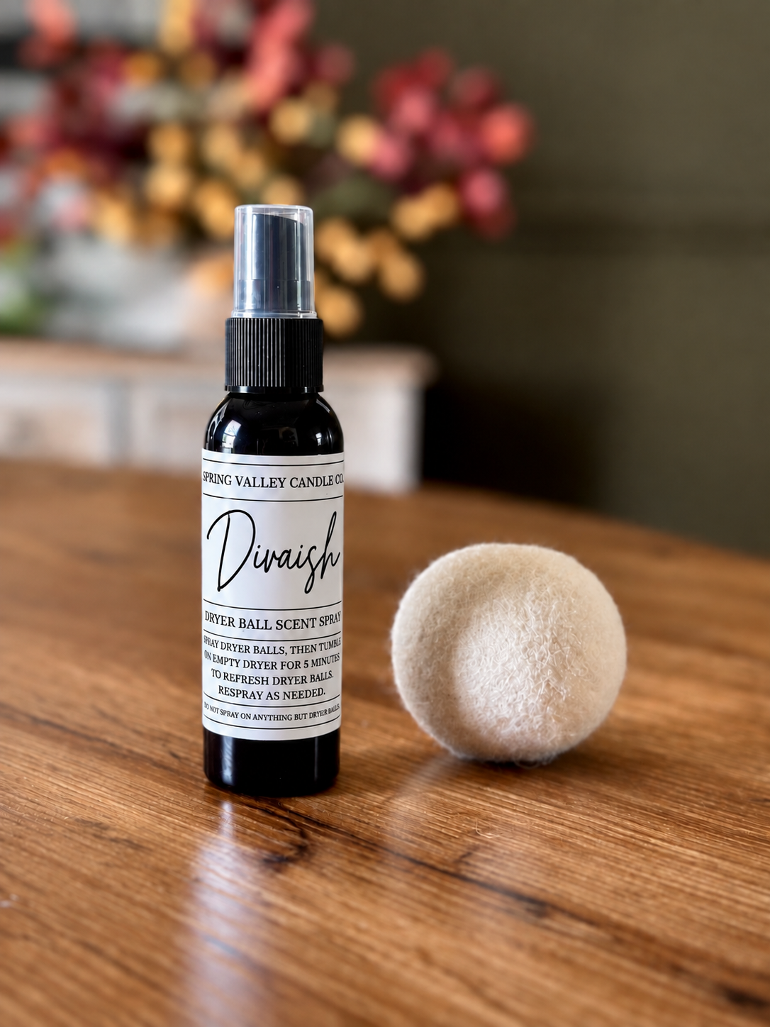 Divaish Wool Dryer Ball Scent Spray Refill